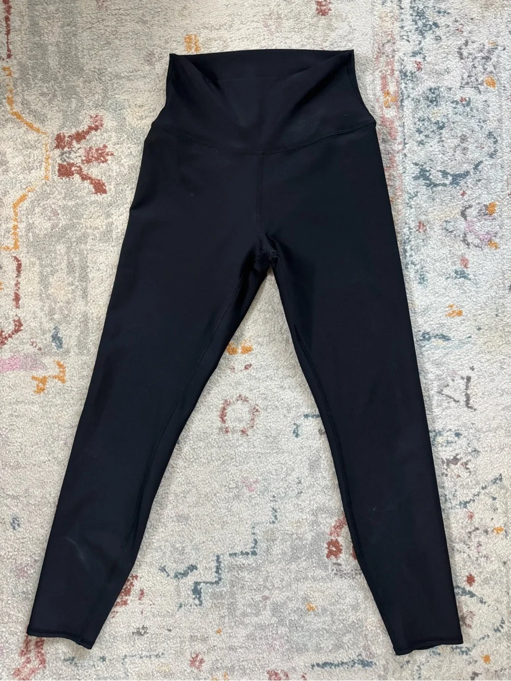 High-Waist Black Women's Performance Leggings ALO size m